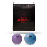 Hanging Plyo Mat & Power Plyometric Training Balls Bundle TrainingNets by PowerNet