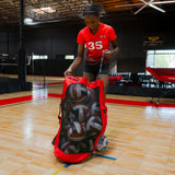 Volleyball Practice Net Station Combo | 8 ft Wide by 11 ft High TrainingNets by PowerNet