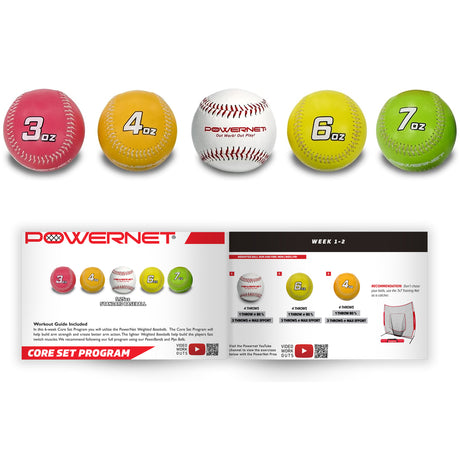 Weighted Baseball Kits Sports PowerNet Core Set Only