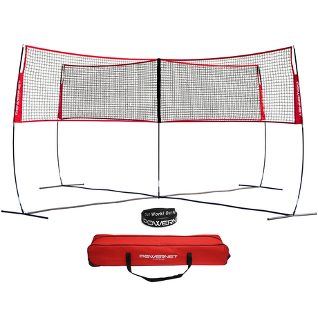 Four Square Volleyball Training Net Game Sports PowerNet Volleyball Standalone Four Square