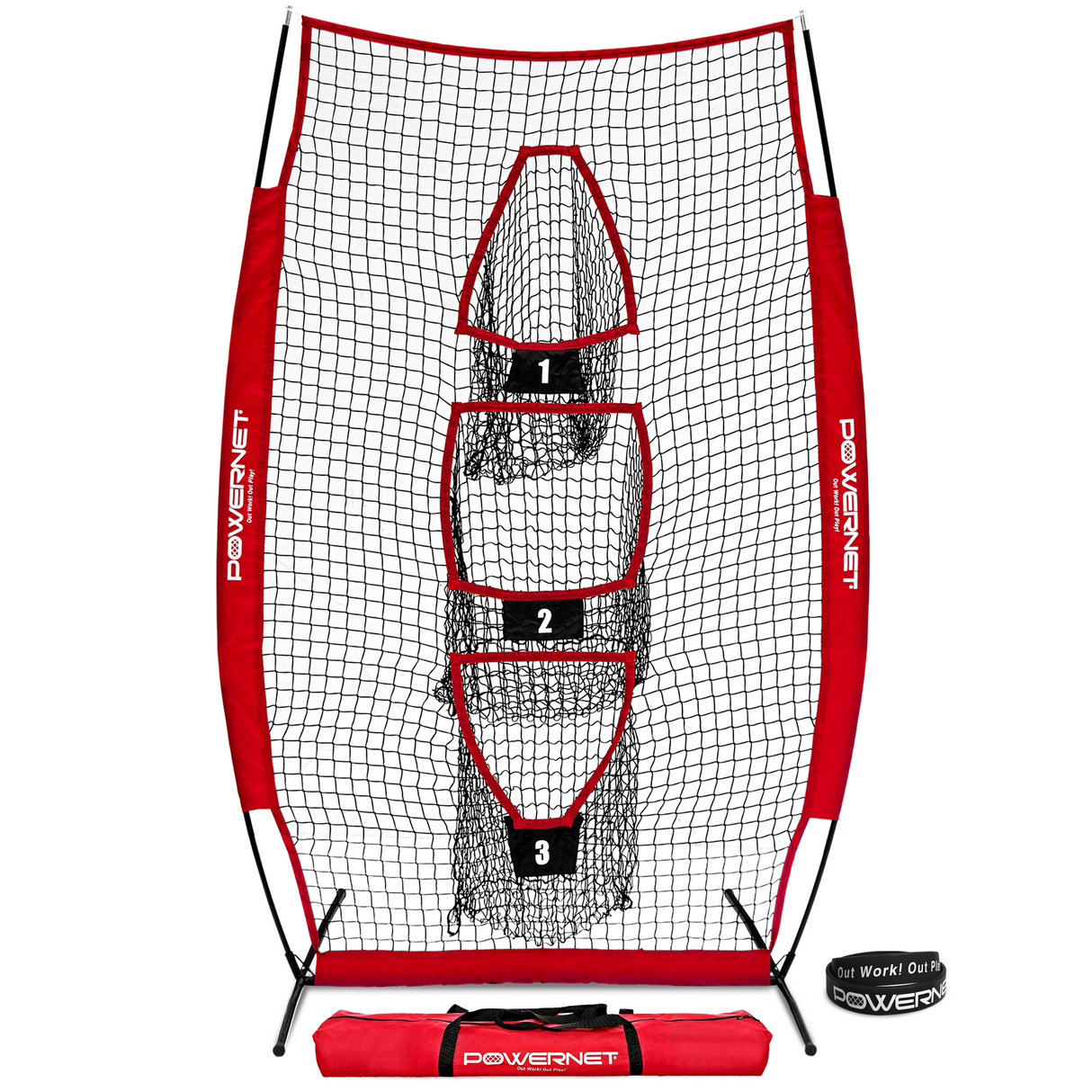 Football Receiver Passing Net 4x8 FT Sports PowerNet