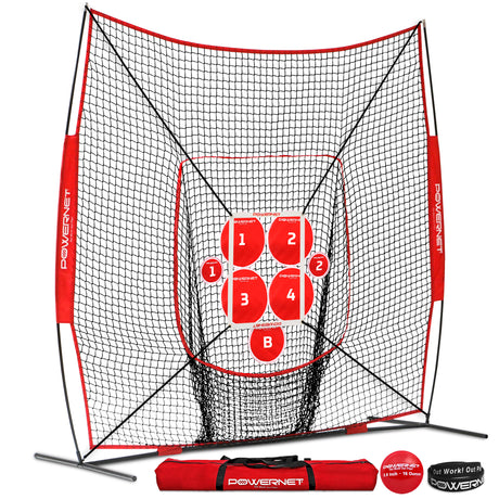 Ultimate Pitching Bundle Sports PowerNet 8x8 Kit