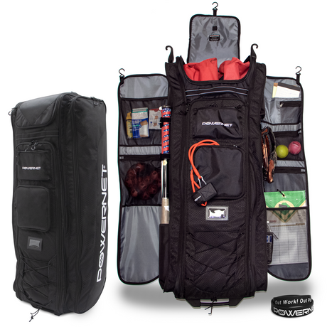 All Gear Transporter Baseball Rolling Duffle Travel Bag Wheeled bags PowerNet