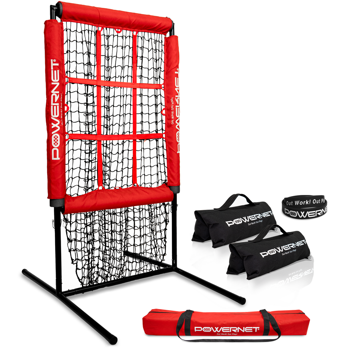 Pitching Zone Pro Custom Strike Zone Net TrainingNets by PowerNet