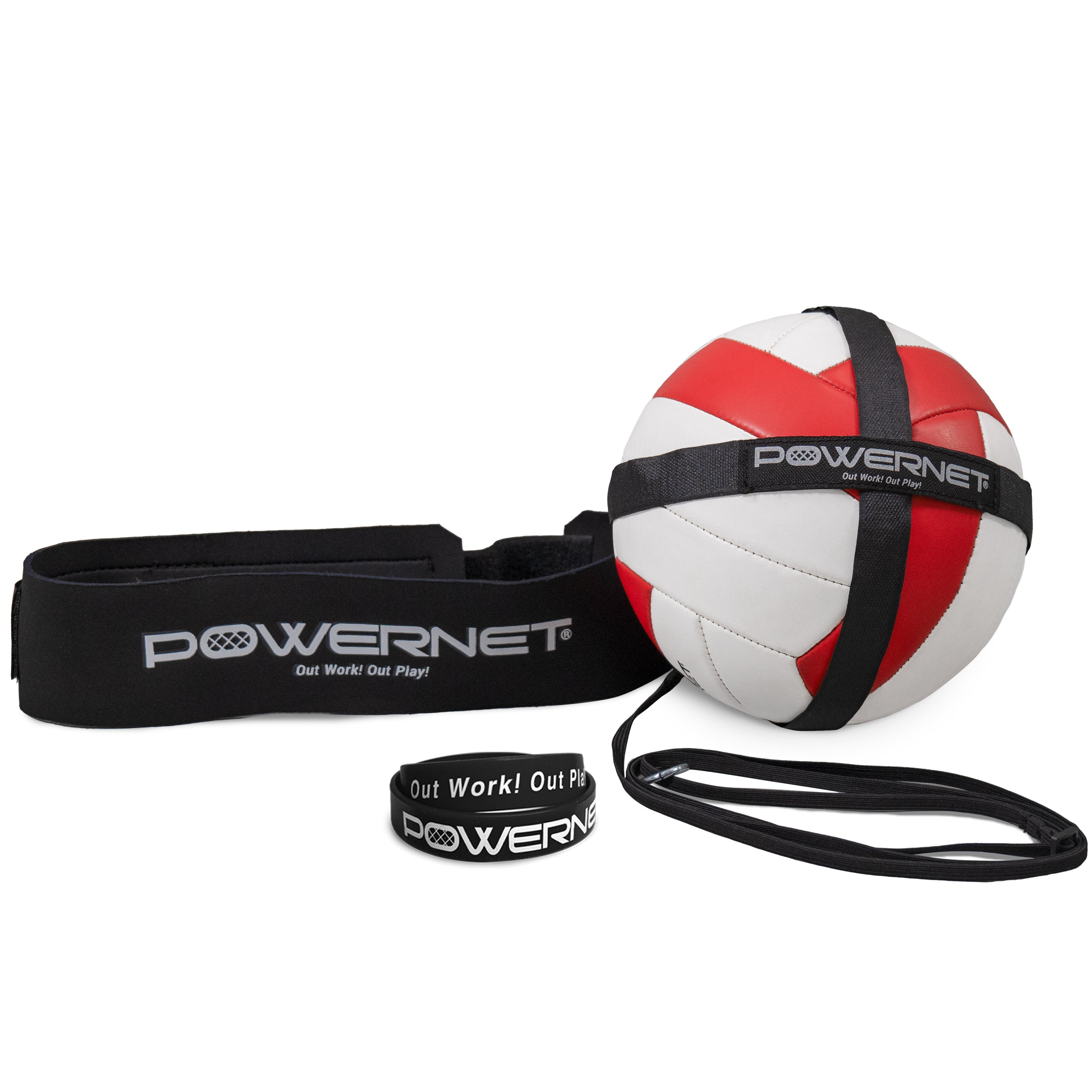 Volleyball Solo Trainer – PowerNet by TrainingNets