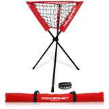 Tripod Ball Caddy for Baseball & Softball Sports PowerNet Red
