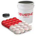 Bucket and Training Balls Combo | Baseballs + Crushers
