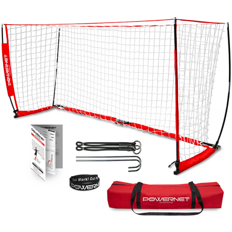 Portable 8x4 FT Soccer Goal Sports PowerNet