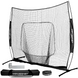 7x7 FT PRO Training Net Sports PowerNet Black