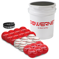 Ball Bucket, Crusher Balls, Baseballs, & 2.8" Weighted Balls | (24 Balls Total)