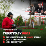 Portable Baseball Backstop | 16x9 Instant Diamond sports PowerNet