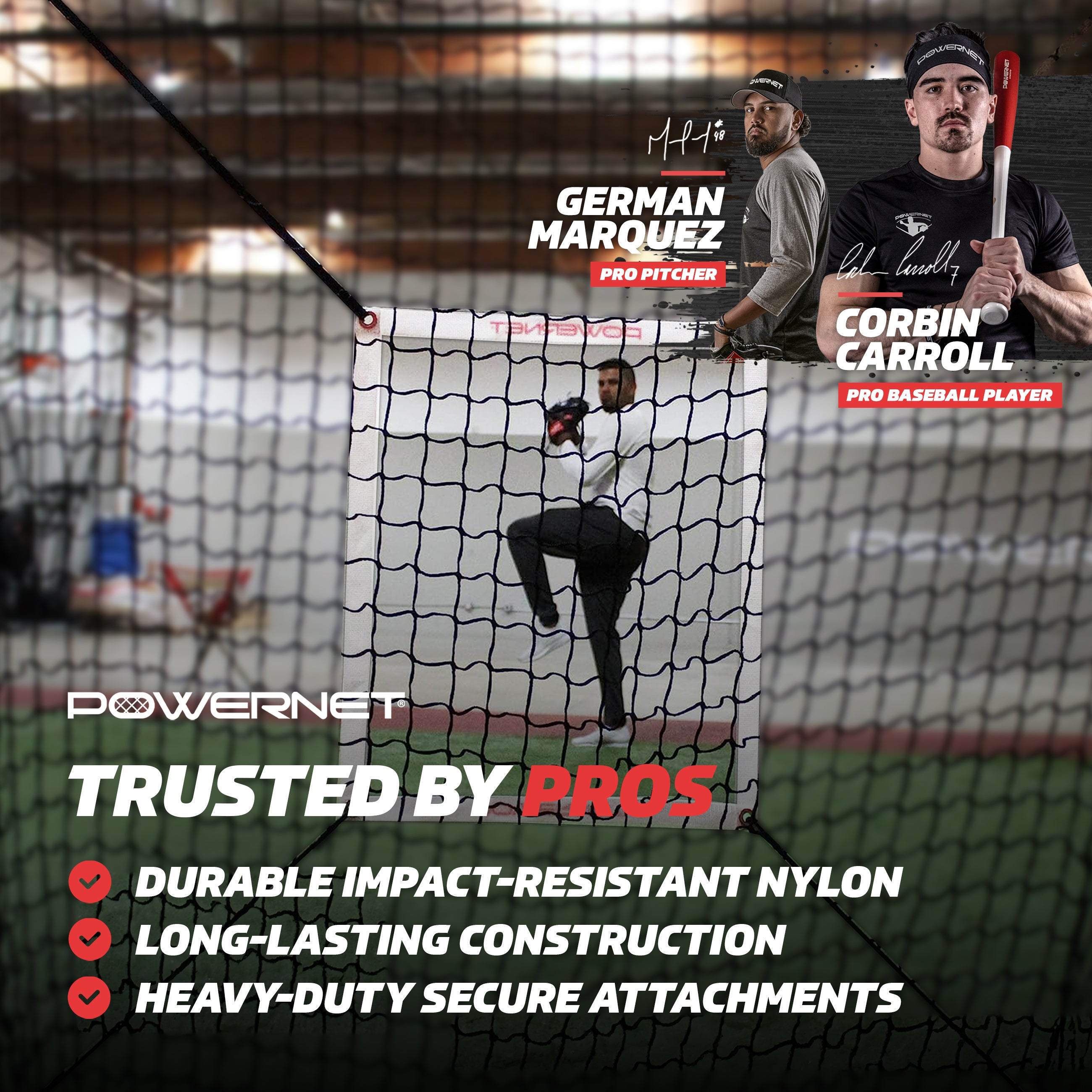 Strike Zone Attachment (for 8x8 nets only) – PowerNet by TrainingNets