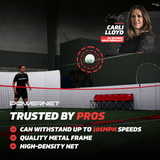 Portable Soccer Tennis & Pickle Ball Training Net | (12 x 3 FT or 18 x 3 FT) Sports PowerNet