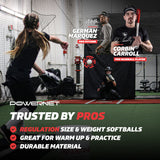 Cushioned Bucket and Practice Softball Bundle Sports PowerNet