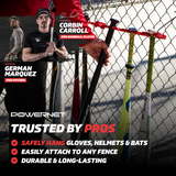 Dugout Bundle | Bat Fence Rack + Fence Hook + Gear Hanger Sports PowerNet