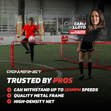 4 Way Soccer Tennis Net | 2 Sizes | Play a Fun Game While Training Soccer Net PowerNet