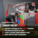 Numbered Pitching Trainer Pad Pitching Pad PowerNet