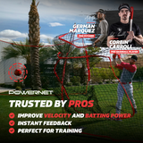 Ball Bucket, Crusher Balls & 3.2" Weighted Training Balls Bundle | (24 Balls Total) Baseball And Softball Field Accessories PowerNet