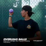 Hanging Plyo Mat & Power Plyometric Training Balls Bundle TrainingNets by PowerNet
