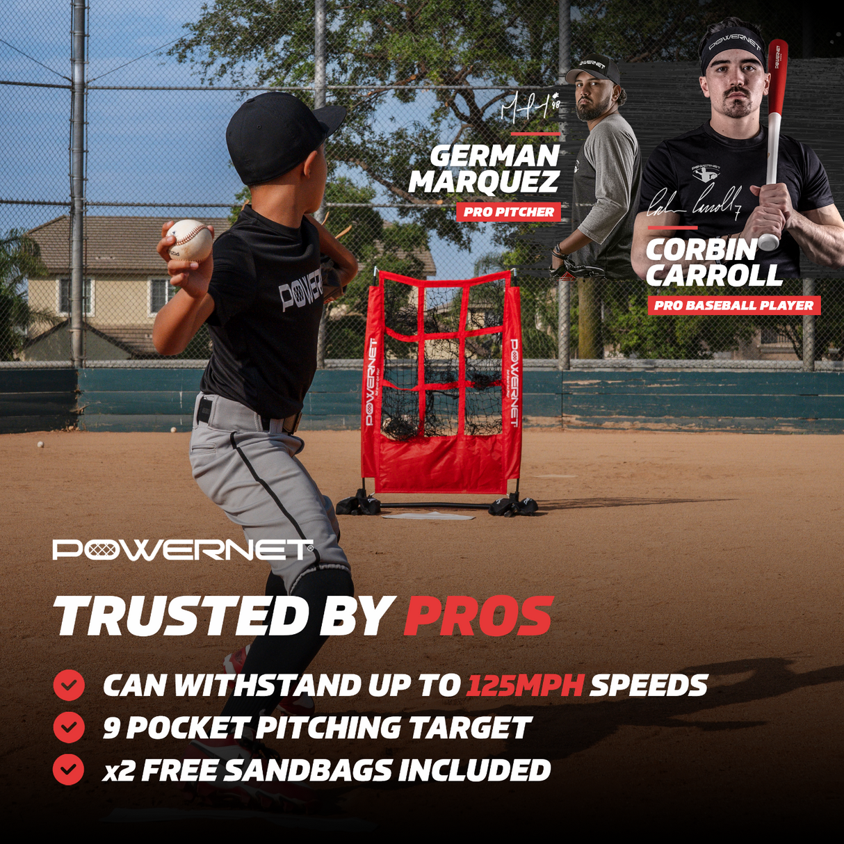 Portable Strike Zone Training Net TrainingNets by PowerNet