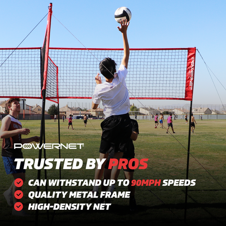 Four Square Volleyball Training Net Game Sports PowerNet