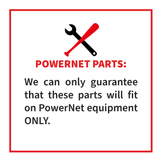 Upper Fiberglass Pole for 12x6 Soccer Goal Replacement Parts PowerNet