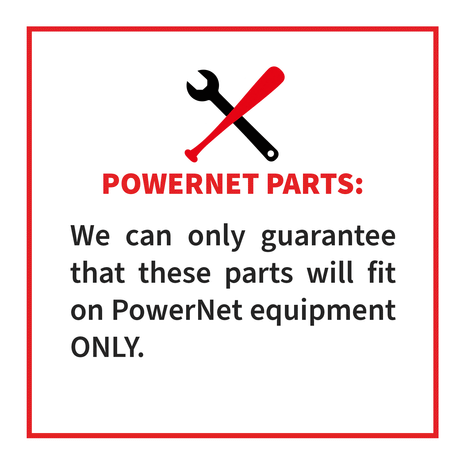 Upper Fiberglass Pole for 12x6 Soccer Goal Replacement Parts PowerNet