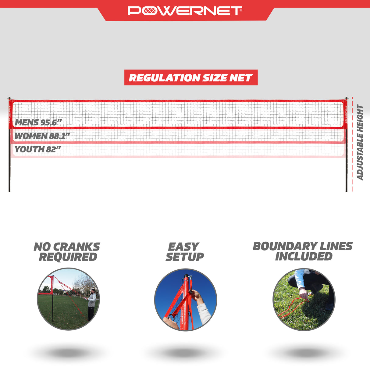 Pro Regulation Volleyball Net Volleyball Net PowerNet