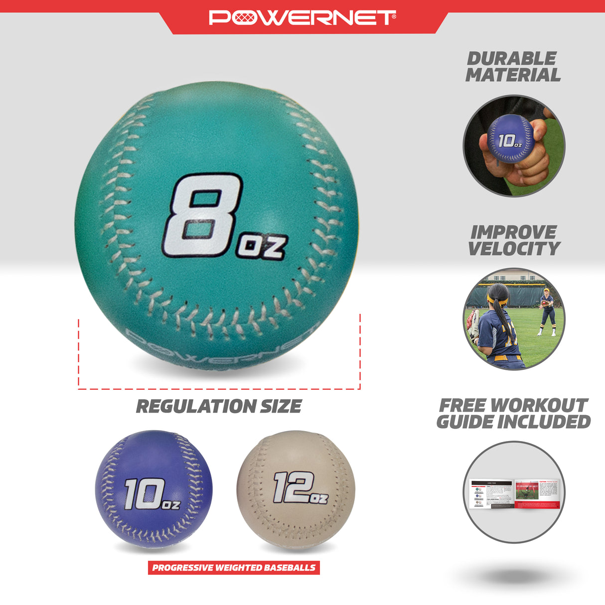 Weighted Baseball Kits Sports PowerNet
