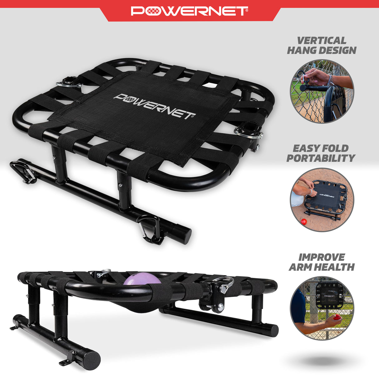 MaxControl Mini Trampoline TrainingNets by PowerNet