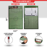 PowerNet Soccer Pro Lineup Coaching Board Coaches Marker Boards PowerNet