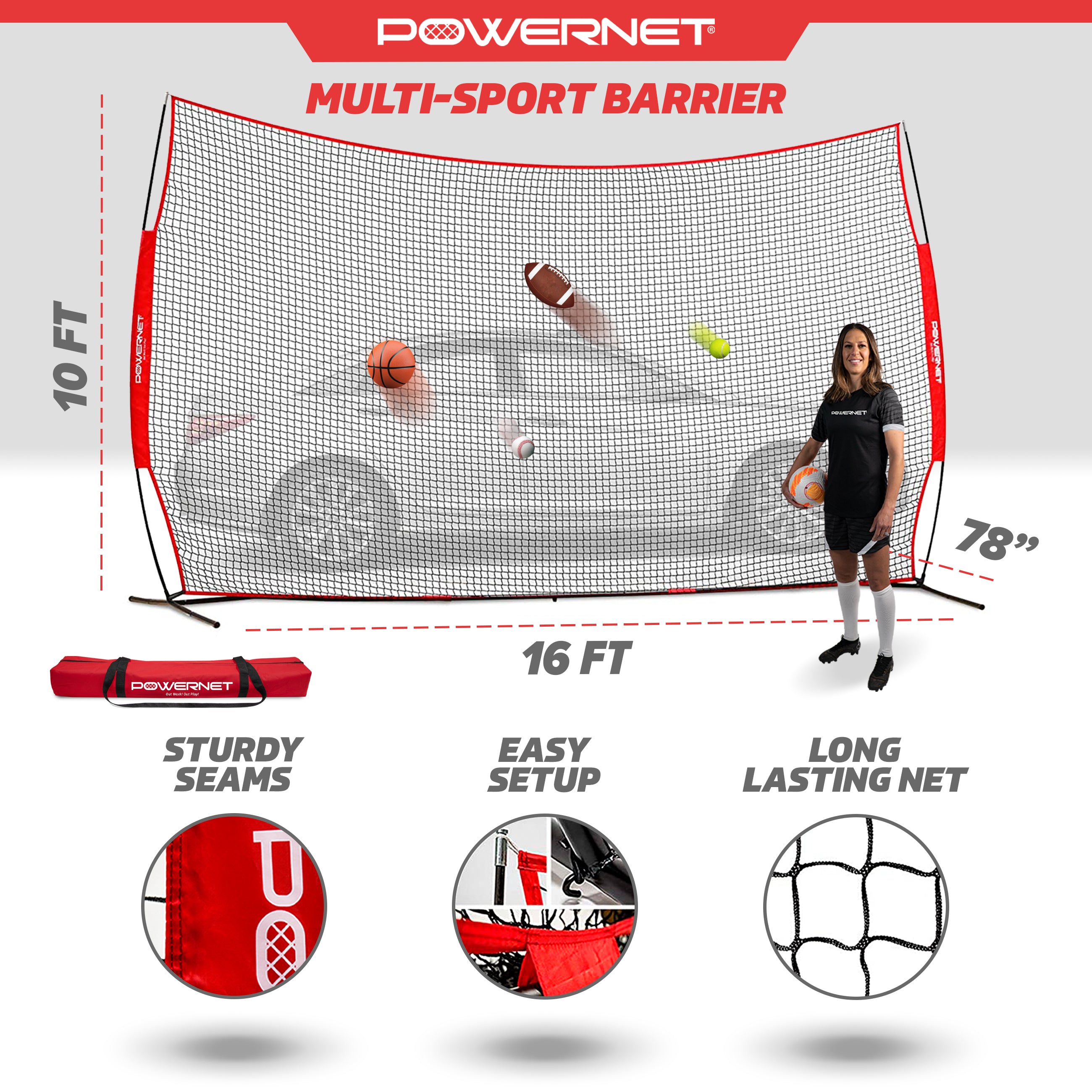PowerNet Barrier Net