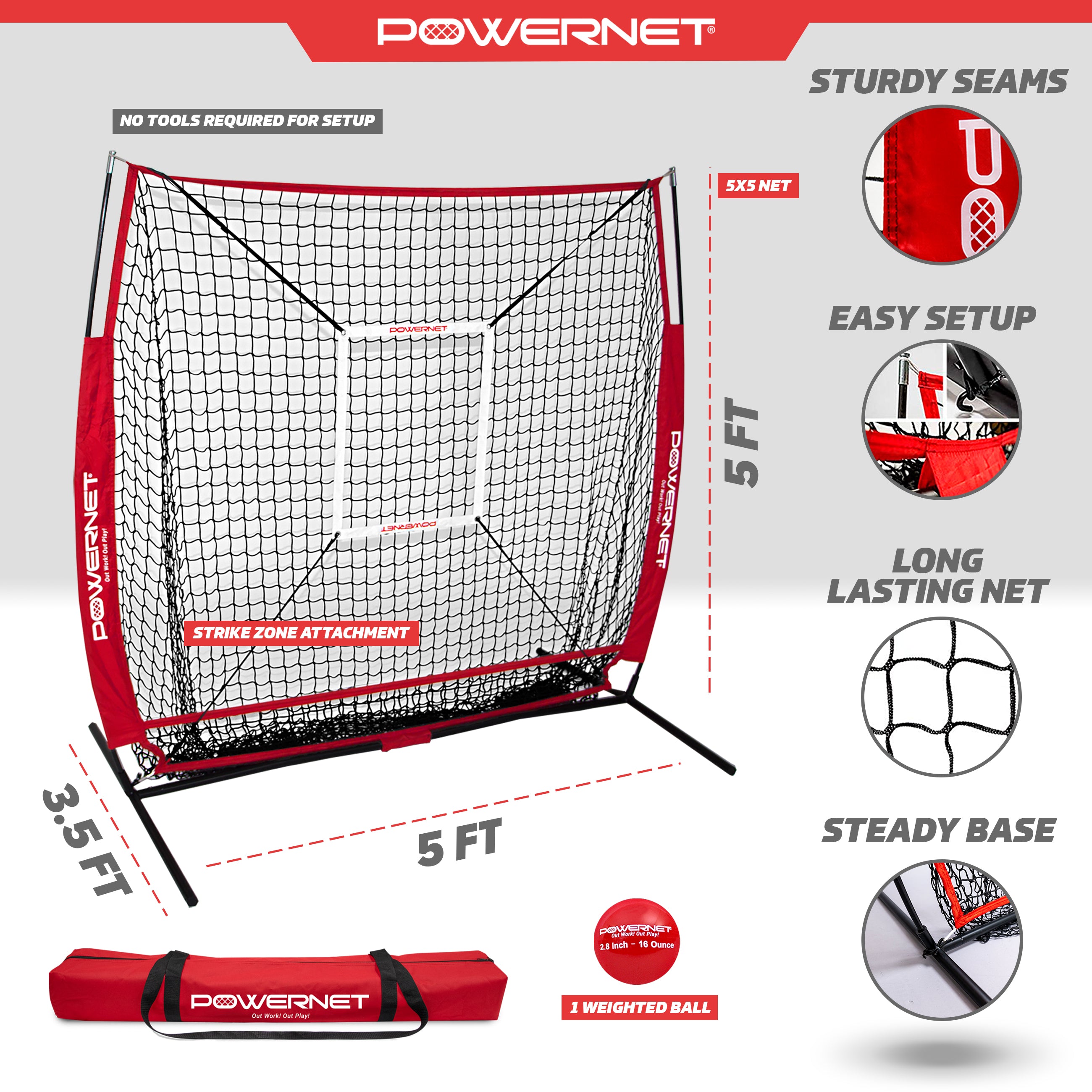 5x5 FT Training Net Combo – PowerNet by TrainingNets