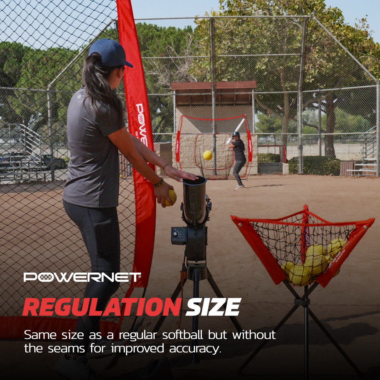 Launch F-lite Ultra Light Pitching Machine Balls | Baseball or Softball balls PowerNet