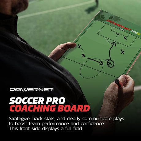 PowerNet Soccer Pro Lineup Coaching Board Coaches Marker Boards PowerNet