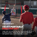 Numbered Pitching Trainer Pad Pitching Pad PowerNet