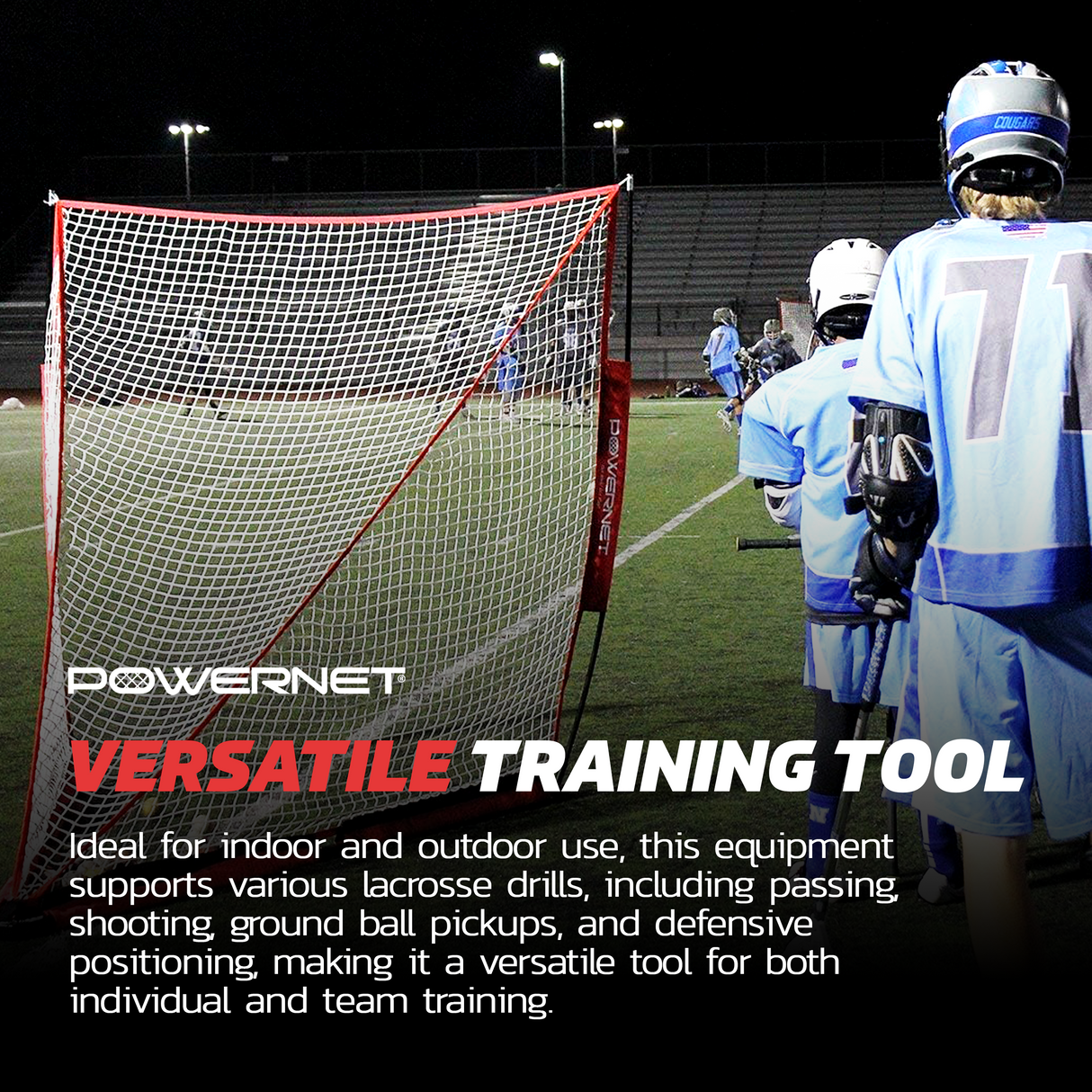 Portable Lacrosse Goal 4x4 FT Sports PowerNet