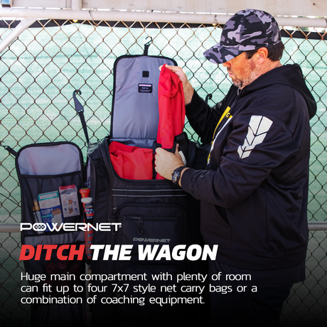 All Gear Transporter Baseball Rolling Duffle Travel Bag Wheeled bags PowerNet