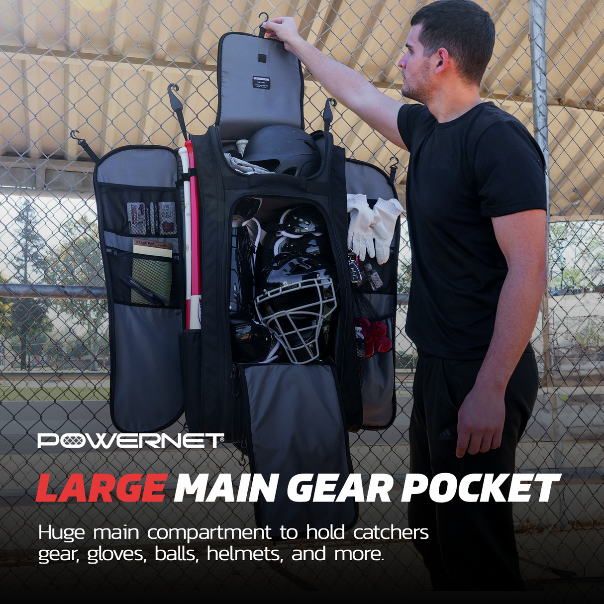 Optimus Catcher's Gear Equipment Bag Wheeled bags PowerNet