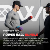 Power Plyometric Training Balls and Velocity Ball Bundle |Improve Arm Health and Velocity TrainingNets by PowerNet