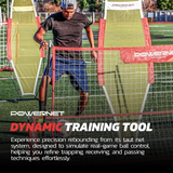 Fast Pass Rebounder Soccer Trainer 6x4 FT Sports PowerNet