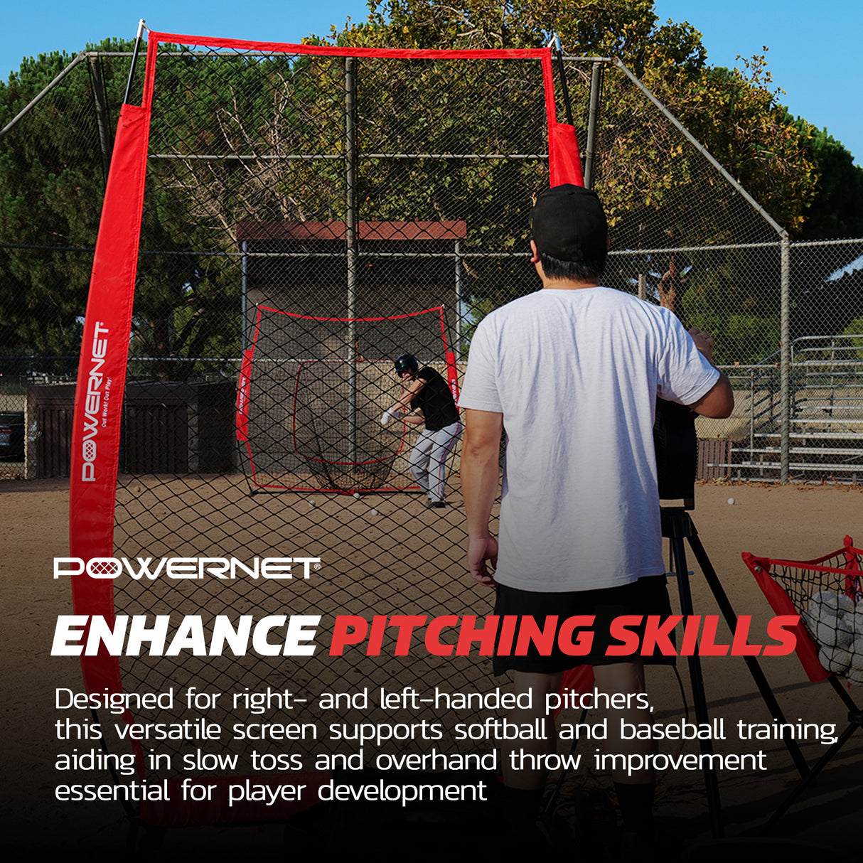4 x 7 FT I-Screen Pitching Protection Training Net – TrainingNets by ...