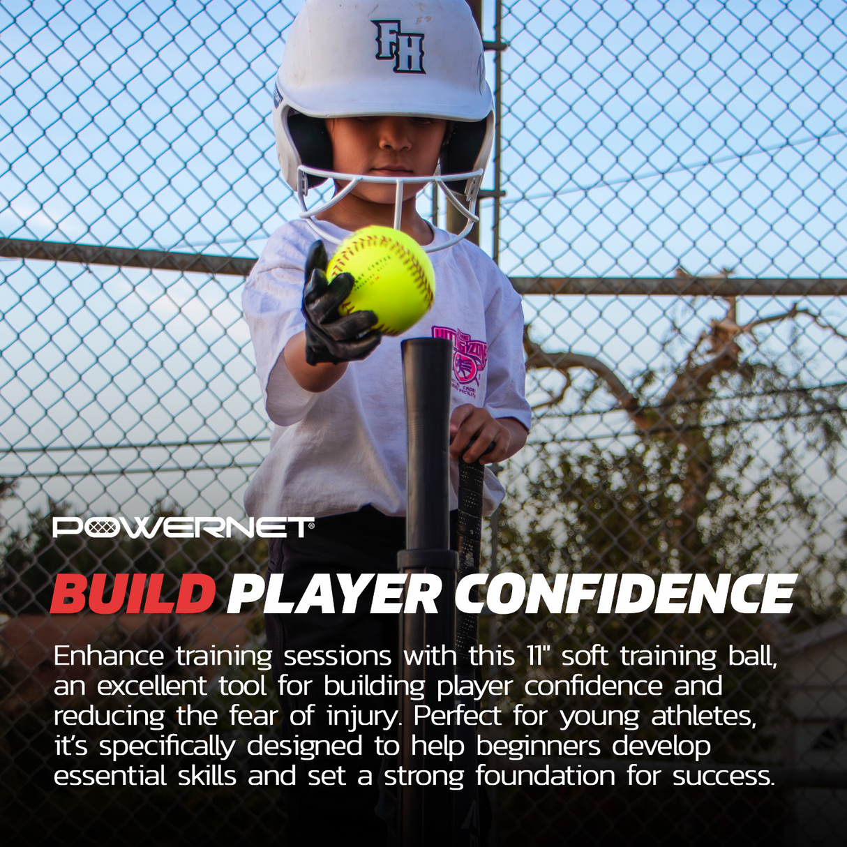 11 In Flexi-Soft Softball Bucket Bundle | Includes 18 Flexi-Softballs Flexi Soft 11" Softballs PowerNet