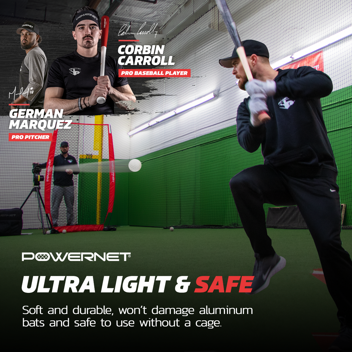 Launch F-lite Ultra Light Dimpled Practice Balls Baseball And Softball Pitching Machines PowerNet