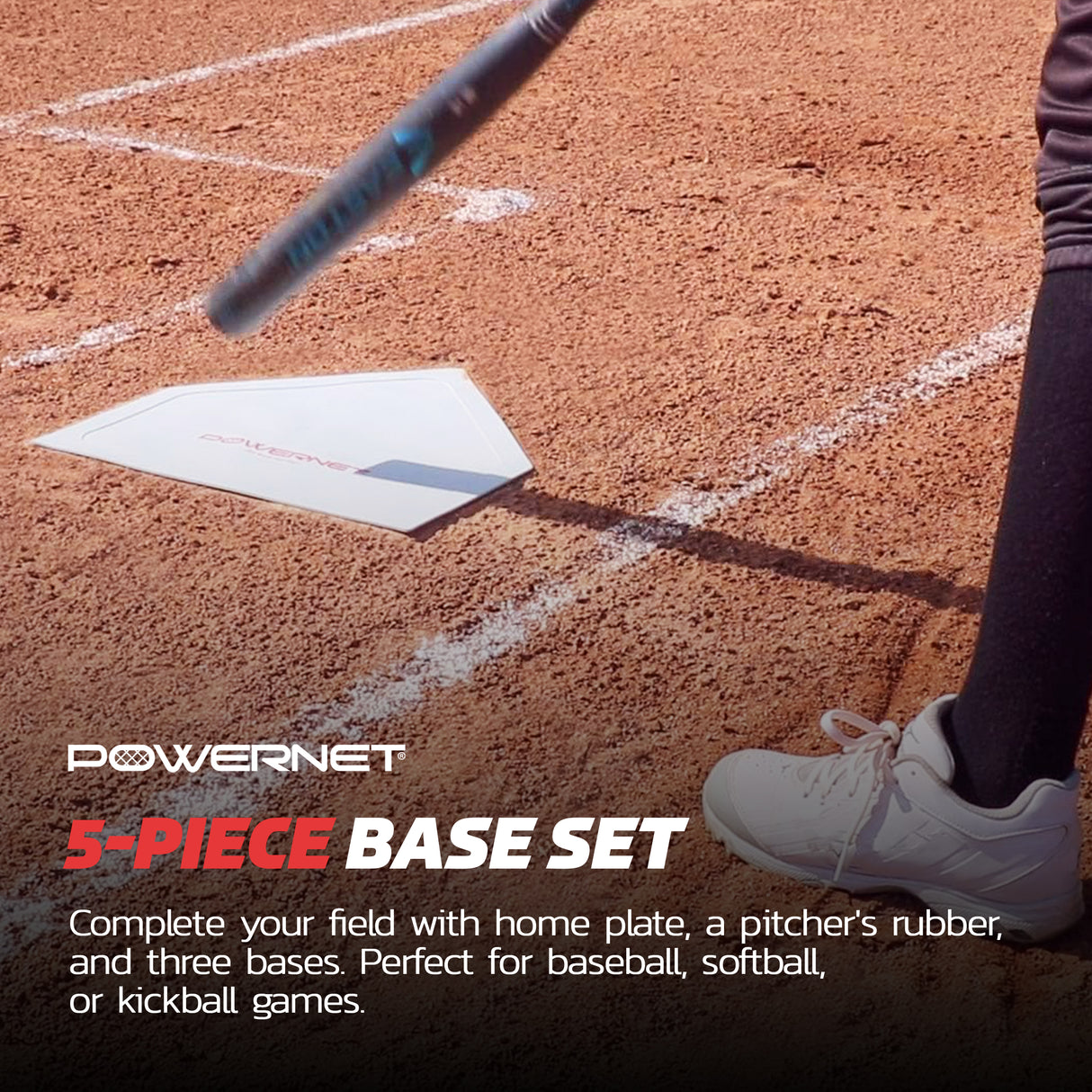 Throw Down Base 5 Piece Set Sports PowerNet