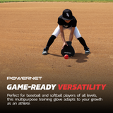 Fielder Pro Training Glove 2 PK | Angled Wrist Fielding Training PowerNet