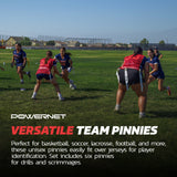 Training Mesh Pinnies (6 Pack) | Youth Sports Pinnies PowerNet