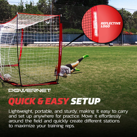 Portable 14x7 FT Soccer Goal Soccer Goals PowerNet