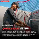 Pitch Perfect Targets and Strike Zone Attachment for 7x7 Net Sports PowerNet