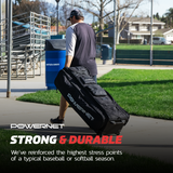 All Gear Transporter Baseball Rolling Duffle Travel Bag Wheeled bags PowerNet